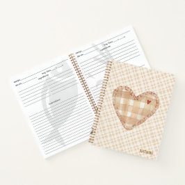 Monogram modern rustittartan Kitchen Brown