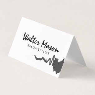 Monogram Modern Sleek och Slim 2 Visitkort