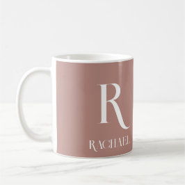 Monogram Modern Snyggt Beige Kaffemugg