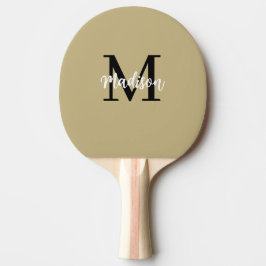 Monogram Modern Tan Black Sand Pingisracket
