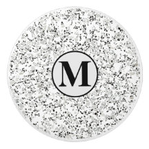 Monogram Modern White Terrazzo