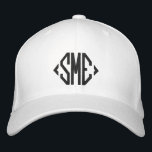 Monogram Monogrammed Initialer Anpassningsbar Pers Broderad Keps<br><div class="desc">Monogram Monogrammed Initialer Anpassningsbar Personlig Embroied Baseball Cap har det enkla,  moderna,  broderade monogrammet för initialer. Perfekt som en gåva till familj och vänner för födelsedag,  jul,  Fars dag,  Mors dag,  bröllop med mera. Skapat av Evco Studio www.zazzle.com/store/evcostudio</div>
