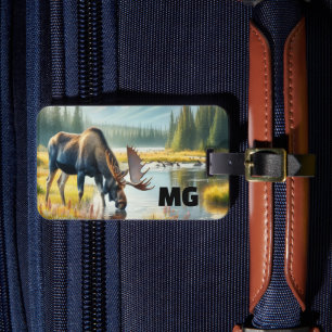 Monogram Moose Herr Resa Bagagebricka