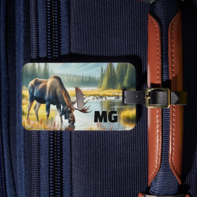 Monogram Moose Herr Resa  Bagagebricka (Framsida Insitu 4)
