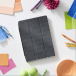 Monogram Mörk Grått kolfibermetalliskt Struktur iPad Pro Skydd<br><div class="desc">Elegant grått-toner i enkel mörk kolfiberbakgrund i metalliskt struktur. Anpassade monogram.</div>