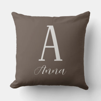Monogram Mörk Höstvibe Dekorativ kudde
