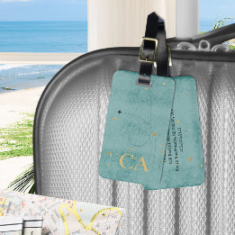 Monogram Mörk Turcos Guld Travel Bagagebricka