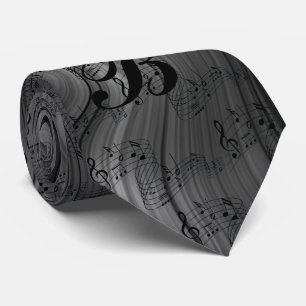 MONOGRAM MULTI-MUSIK NOTER NECK TIE SLIPS