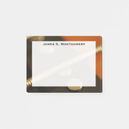 Monogram Music Electric Guld Bass Guitar String Post-it Block