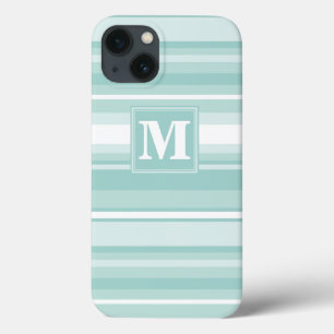 Monogram mynta grönt rand Fodral-Mate iphone case