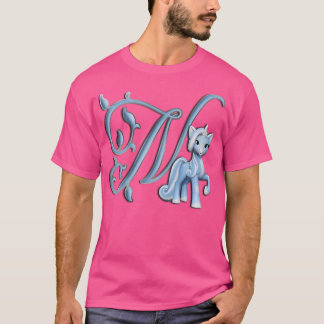 Monogram N Anpassningsbar Unicorn T Shirt