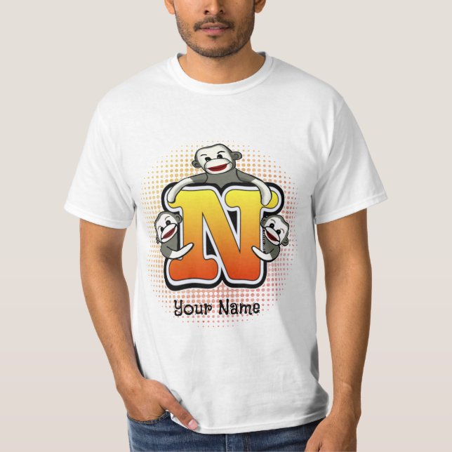 Monogram N Strumpapa T-Shirt (Framsida)