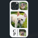 Monogram Namn 3 Photo Collage Simple Modern<br><div class="desc">Monogram Namn 3 Photo Collage Simple Modern Phone Case har en fotokollage av tre av dina favoritfoton med personlig namn och ett monogram i elegantens svarta skript på basen. Anpassa genom att redigera texten i de angivna textrutorna. Perfekt för födelsedag, jul, Mors dag och mycket mer. PHOTO TIP: centrera dina...</div>