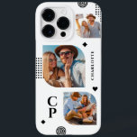 Monogram Namn 3 Photo Collage Trendig Modern<br><div class="desc">Monogram Namn 3 Photo Collage Trendig Modern Phone Case har en fotokollage av tre av dina favoritfoton med personlig namn och monogram i svart elegant. Anpassa genom att redigera texten i de angivna textrutorna. Perfekt för födelsedag, jul, Mors dag och mycket mer. PHOTO TIP: centrera dina foton innan du laddar...</div>
