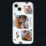 Monogram Namn 3 Photo Collage Trendig Modern<br><div class="desc">Monogram Namn 3 Photo Collage Trendig Modern Phone Case har en fotokollage av tre av dina favoritfoton med personlig namn och monogram i svart elegant. Anpassa genom att redigera texten i de angivna textrutorna. Perfekt för födelsedag, jul, Mors dag och mycket mer. PHOTO TIP: centrera dina foton innan du laddar...</div>