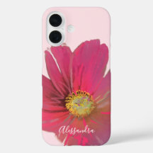 Monogram Namn Blommigt Watercolor WildblomPastel