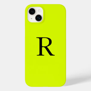 Monogram Namn Fluorescent Chartreuse Gult Neon