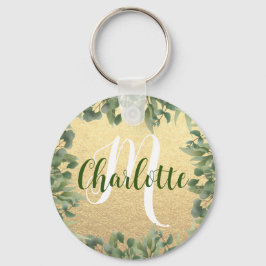 Monogram Namn för niece christmas-gåva från moster Nyckelring