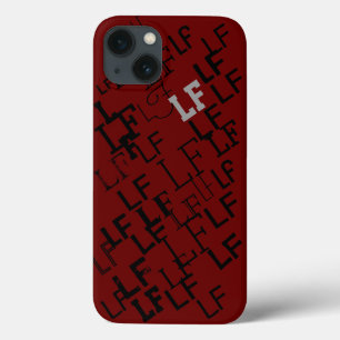 monogram namn-initialer mönster