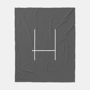 Monogram, Namn, initialt, modernt, minimalistiskt Fleecefilt