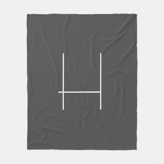 Monogram, Namn, initialt, modernt, minimalistiskt  Fleecefilt (Framsidan)