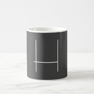 Monogram, Namn, initialt, modernt, minimalistiskt Kaffemugg