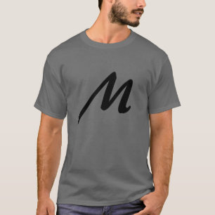 Monogram, Namn, inledande, modernt, minimalistiskt T Shirt