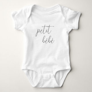 Monogram Namn Little Baby Petit Bébé Text T Shirt