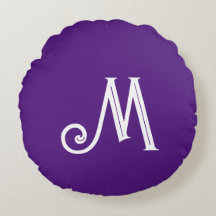 Monogram Namn Ljus Lila