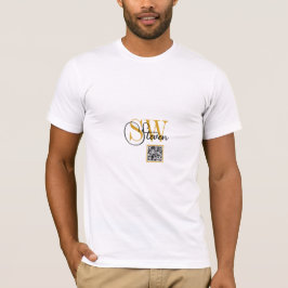Monogram Namn & Modern Signatur / Mode T Shirt