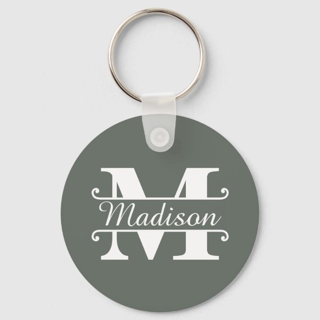 Monogram namn nyckelring (Framsida)