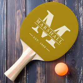 Monogram & Namn Överläggning Öken Salvia Pingisracket