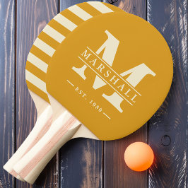 Monogram & Namn-overlay Polo Burnt Buttercup Pingisracket