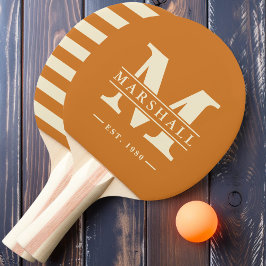 Monogram & Namn-overlay Polo Burnt Honey Pingisracket