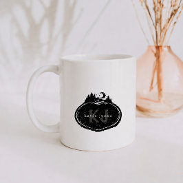 Monogram Naturstämpel | Anpassat Namn Kaffemugg