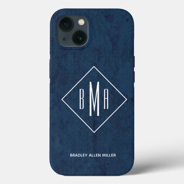 Monogram Navy Blue (Baksida)
