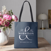 Monogram Navy Blue Bröllop