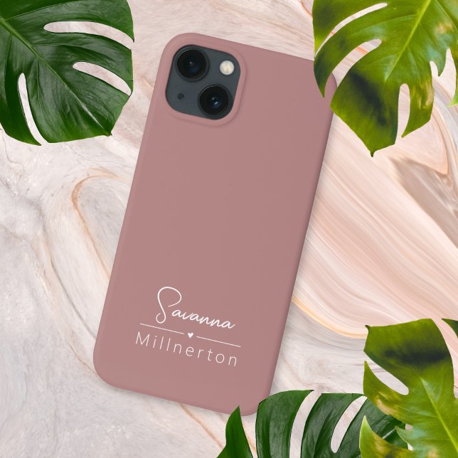 Monogram Neutralt Modern Minimalistisk Elegant (Skapare uppladdad)