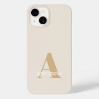 Monogram Neutralt Modern Minimalistisk Snyggt