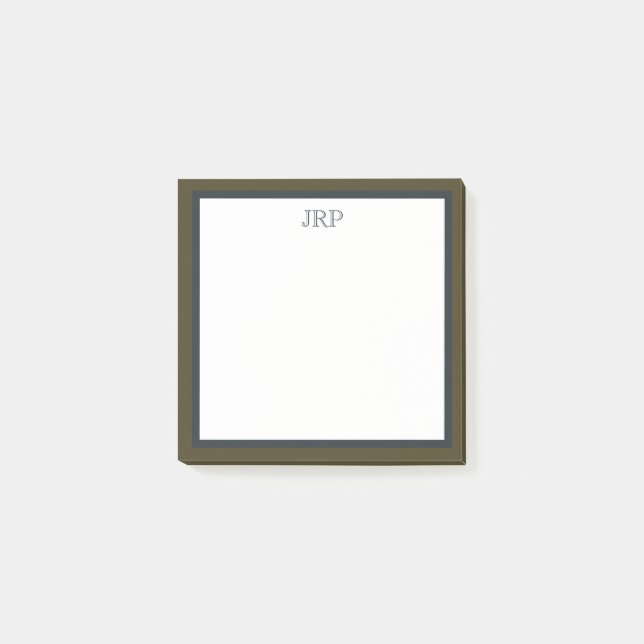 Monogram Notes Post-it Block (Framsida)