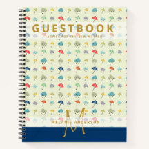 Monogram Ny Mamma Råd Bebis Shower Gästbok