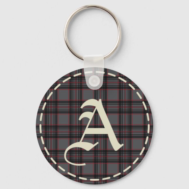 Monogram Nyckelring Bokstav A (Framsida)