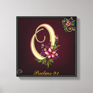 Monogram O Premium Wrapped Canvas (glapp)