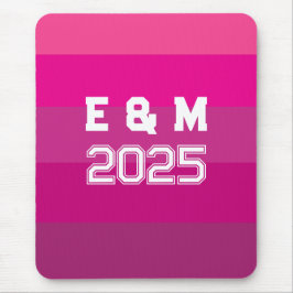 "Monogram och år för anpassade Musmatta