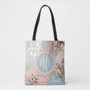 Monogram och Guld I Tygkasse