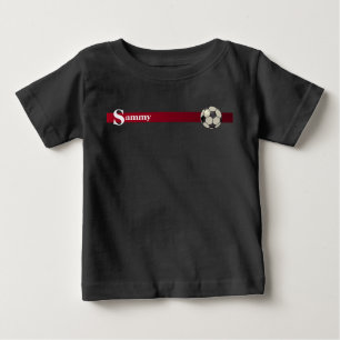 Monogram- och Namn-fotboll T-shirt