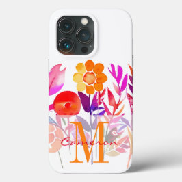 Monogram och namn Personliga blommor