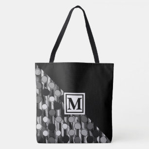 Monogram- och retropunkter tygkasse