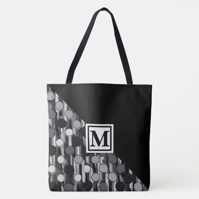 Monogram- och retropunkter tygkasse (Framsida)