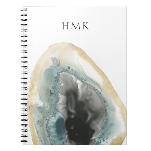 Monogram | Odlade Geodes III Anteckningsbok (Framsidan)
